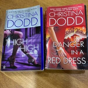 Set of 2, Christina Dodd, used, paperback, romance books.